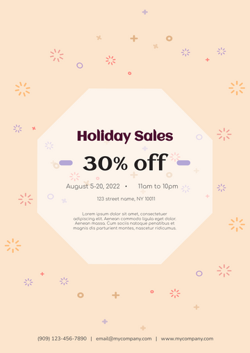 Holiday Sales Flyer