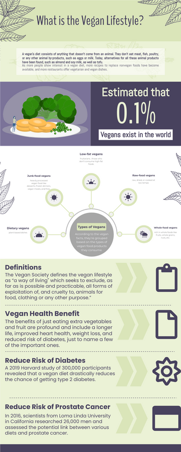 The Vegan Lifestyle Infographic