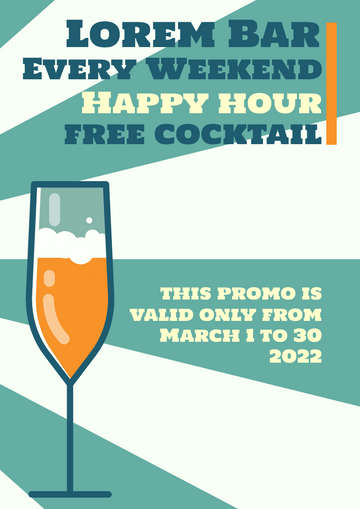 Cocktail Promotion Flyer