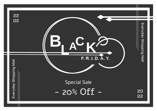 Black Friday Special Sale Gift Card
