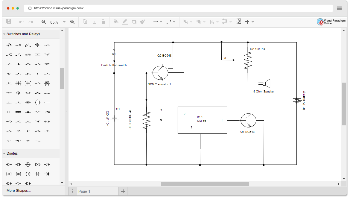 Software de Diagramas de Circuito