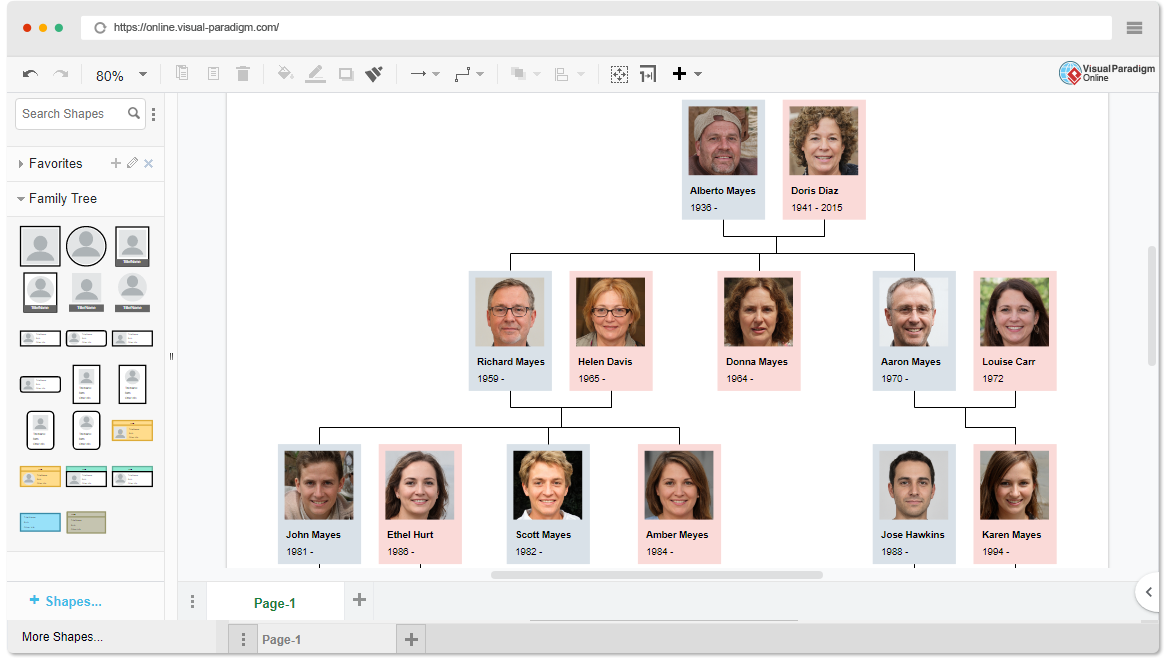 Download Free Online Family Tree Software Visual Solution