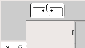 Modelo da planta baixa de jantar: Sala de jantar (desenhada com o software on-line Floor Plan)