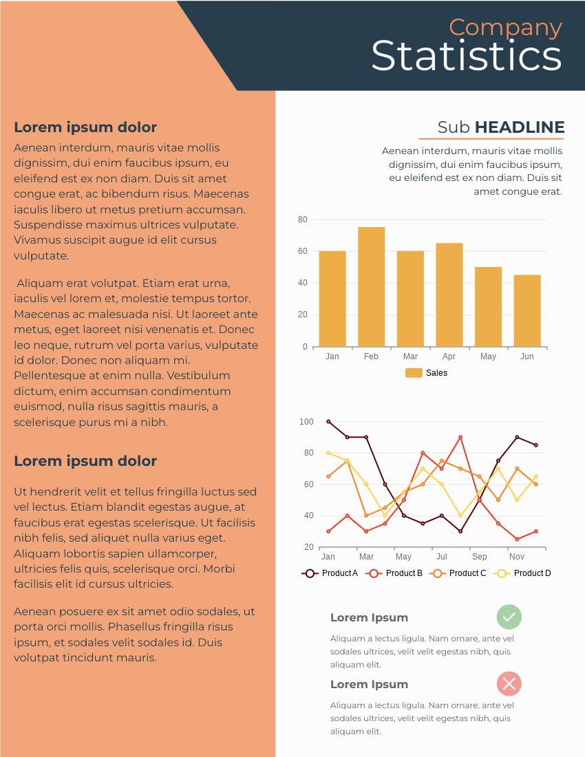 Report template: Company Profile Reports (Created by Visual Paradigm Online's Report maker)