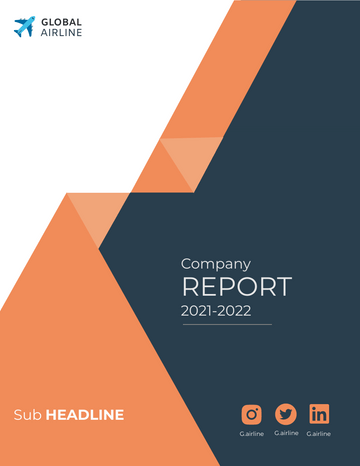 Reports template: Company Profile Reports (Created by Visual Paradigm Online's Reports maker)