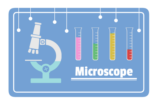 Medical template: Microscope (Created by Visual Paradigm Online's Medical maker)
