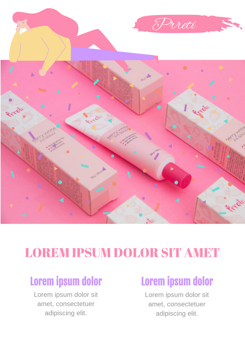 Skin Care Product Promotion Poster