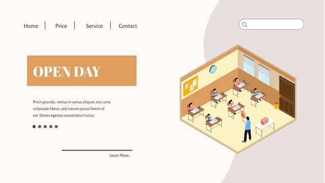 Isometric Diagrams template: Open Day To  Class (Created by Visual Paradigm Online's Isometric Diagrams maker)