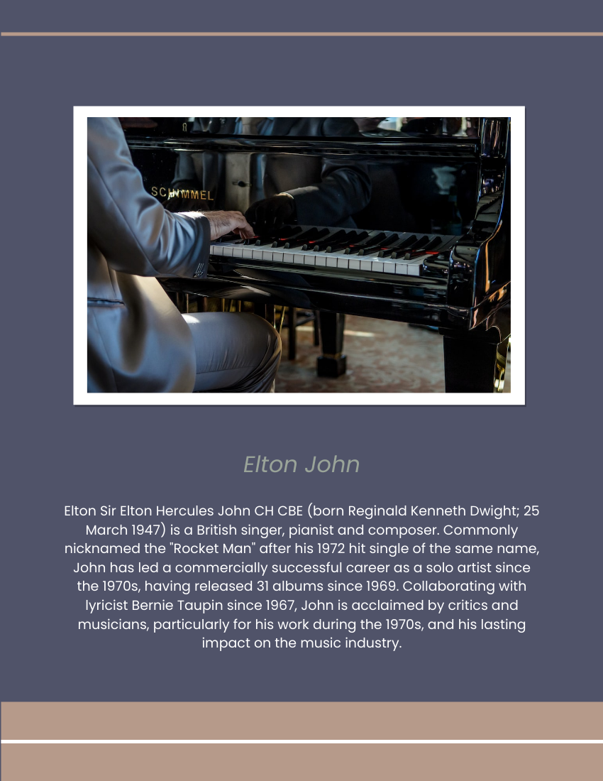Elton John Quote