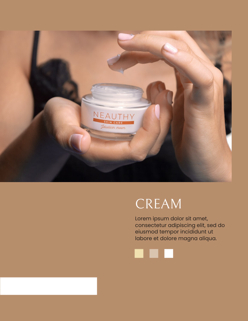 Catalog template: Beauty Cosmetics Catalog (Created by Visual Paradigm Online's Catalog maker)
