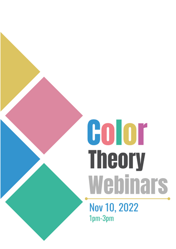 Poster template: Color Theory Webinars Poster (Created by Visual Paradigm Online's Poster maker)