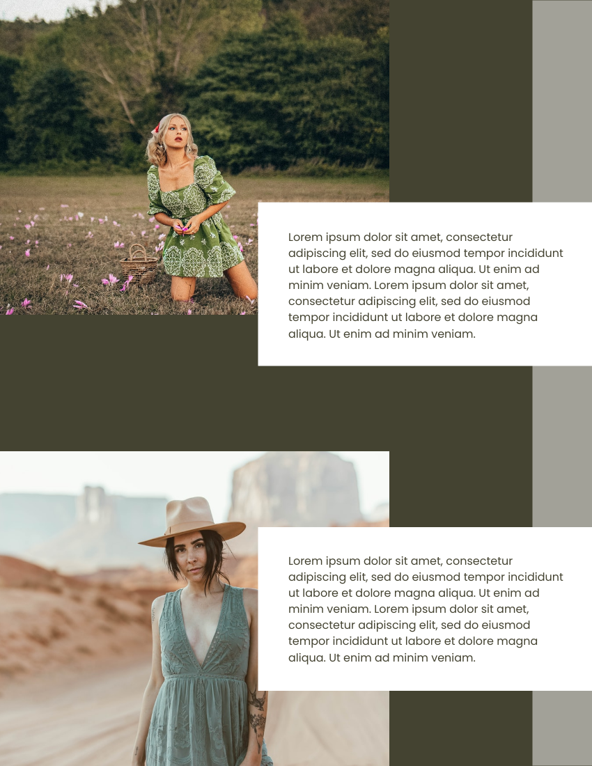 Lookbook template: Jewelry Collection Lookbook (Created by Visual Paradigm Online's Lookbook maker)