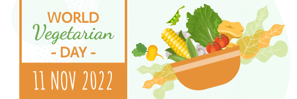 Email Header template: Vegetarian Day Email Header (Created by Visual Paradigm Online's Email Header maker)