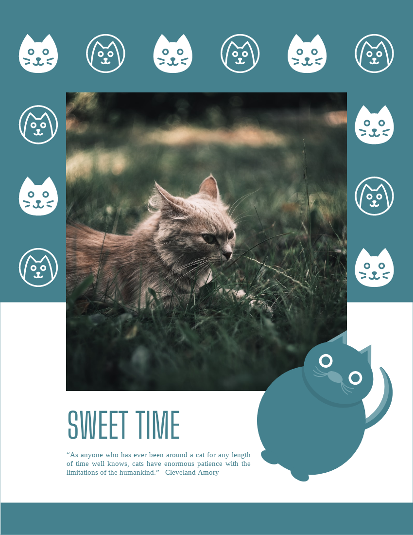 Pet Photo book template: Best Buddy Cat Pet Photo Book (Created by PhotoBook's Pet Photo book maker)