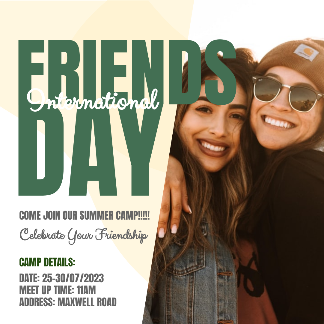 Instagram Post template: Friendship Day Camping Instagram Post (Created by InfoART's Instagram Post maker)