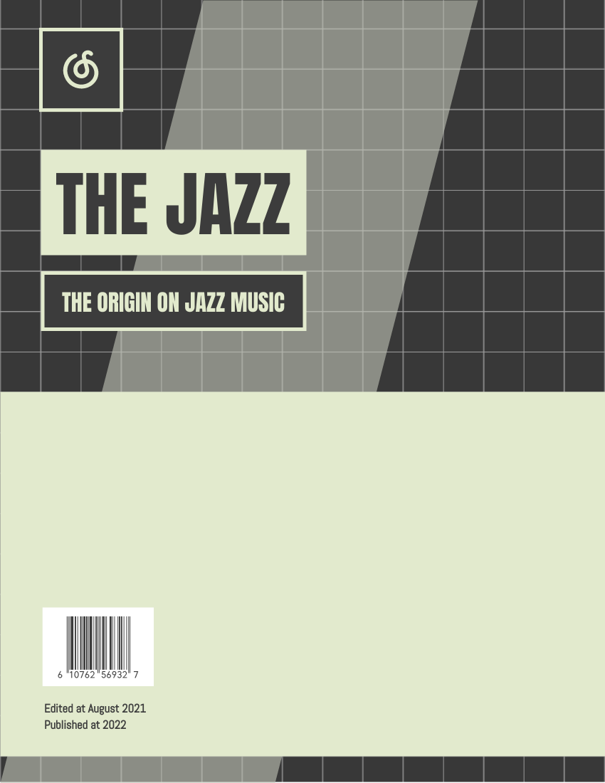 小册子 模板。The Jazz Age Booklet (由 Visual Paradigm Online 的小册子软件制作)