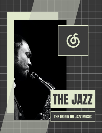 Booklet template: The Jazz Age Booklet (Created by InfoART's  marker)