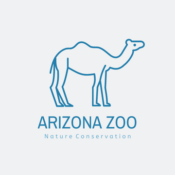 Logo template: Arizona Zoo Logo (Created by Visual Paradigm Online's Logo maker)
