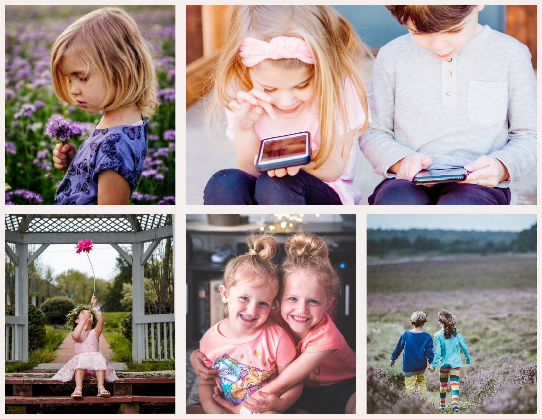 儿童照片簿 模板。Kids Friendship Photo Book (由 Visual Paradigm Online 的儿童照片簿软件制作)