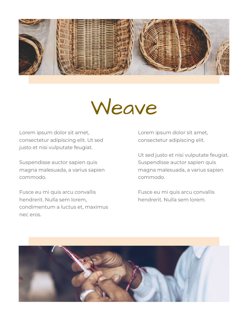 Booklet template: Handmade Guideline Booklet (Created by Visual Paradigm Online's Booklet maker)