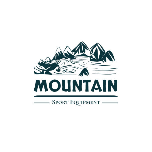 Logo template: Sport Equipment Store Logo Generated With Illustration Of Mountain (Created by InfoART's Logo maker)