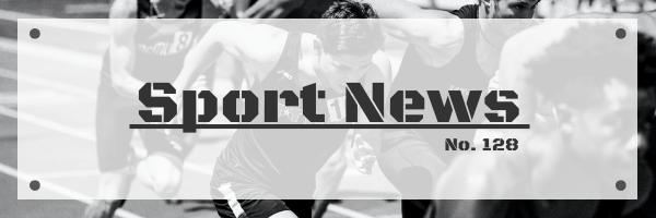 Email Header template: Monochrome Sport News Email Header (Created by Visual Paradigm Online's Email Header maker)