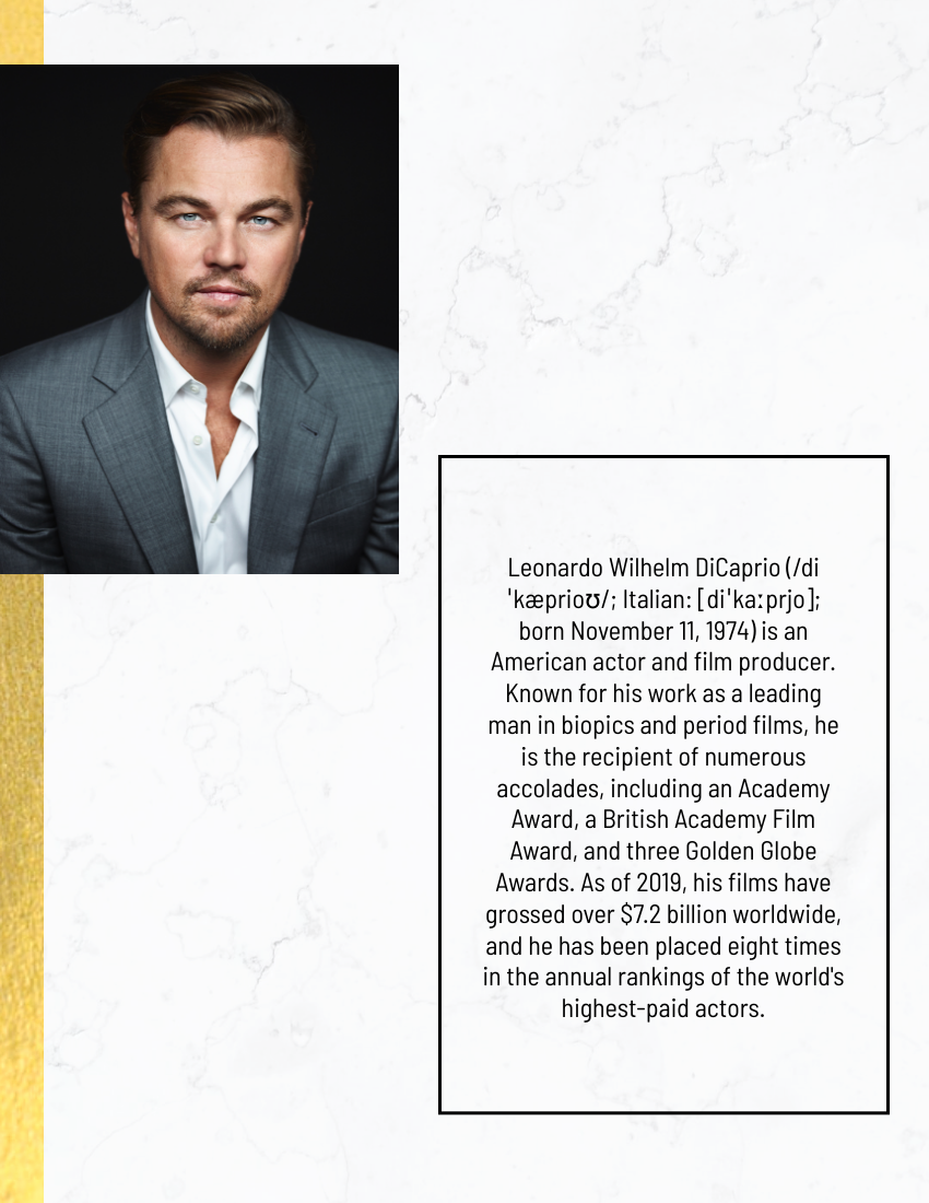 Leonardo DiCaprio Biography