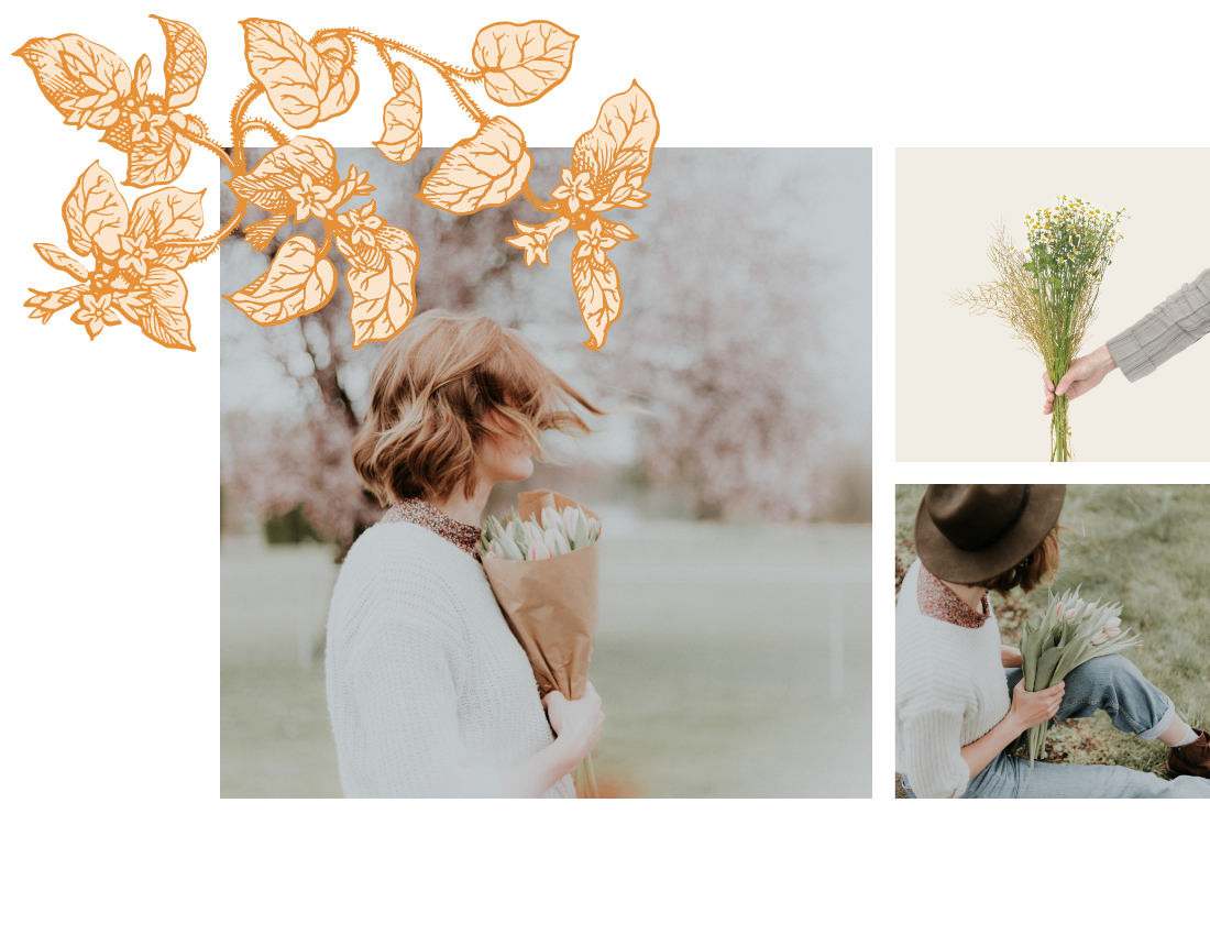 Everyday Photo book template: Everyday With Flowers Photo Book (Created by Visual Paradigm Online's Everyday Photo book maker)