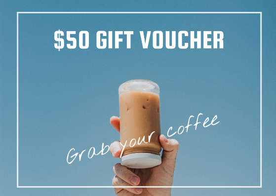 Gift Card template: Coffee Gift Card (Created by Visual Paradigm Online's Gift Card maker)