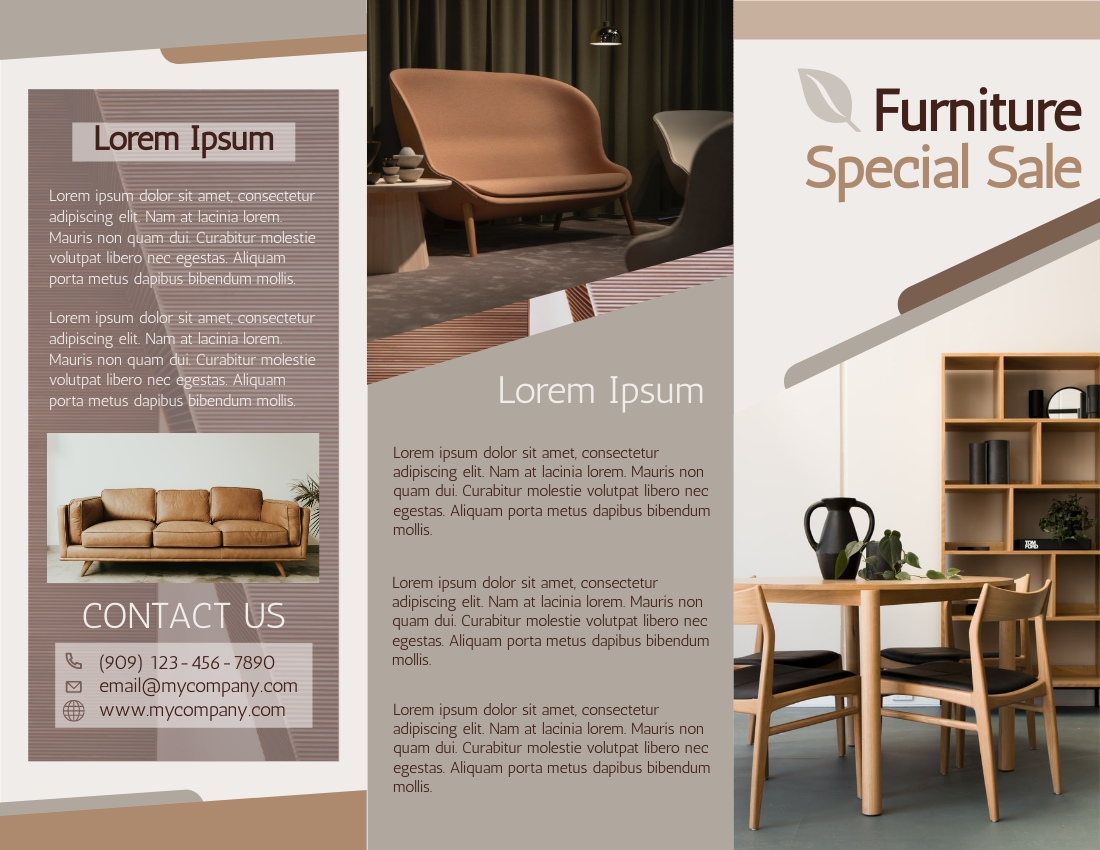 Brochure template: Furniture Special Sale Brochure (Created by Visual Paradigm Online's Brochure maker)