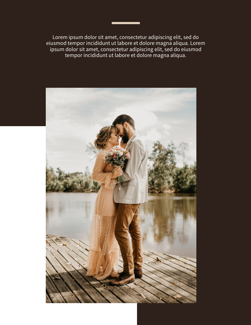 Lookbook template: Wedding Lookbook (Created by Visual Paradigm Online's Lookbook maker)