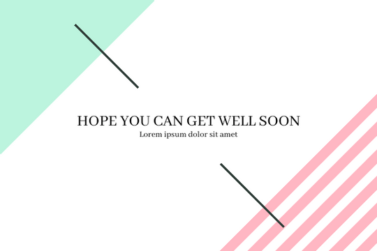 Greeting Card template: Get Well Soon Card (Created by Visual Paradigm Online's Greeting Card maker)