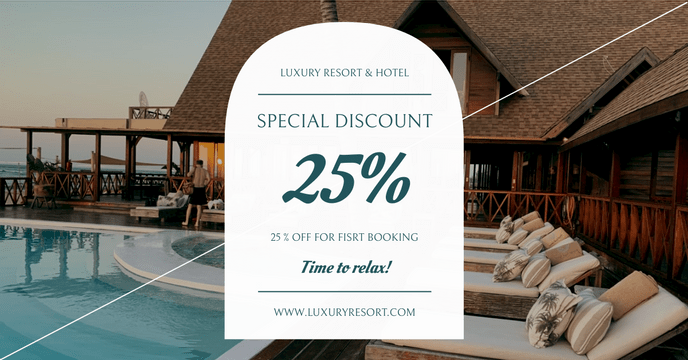 Facebook Ad template: Special Discount For Hotel Booking Facebook Ad (Created by Visual Paradigm Online's Facebook Ad maker)