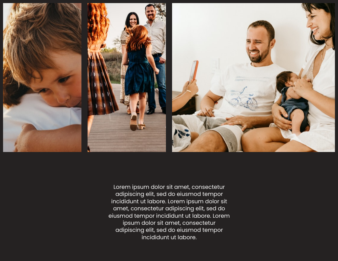 家庭照片簿 模板。 Good To Be Home Family Photo Book (由 Visual Paradigm Online 的家庭照片簿軟件製作)