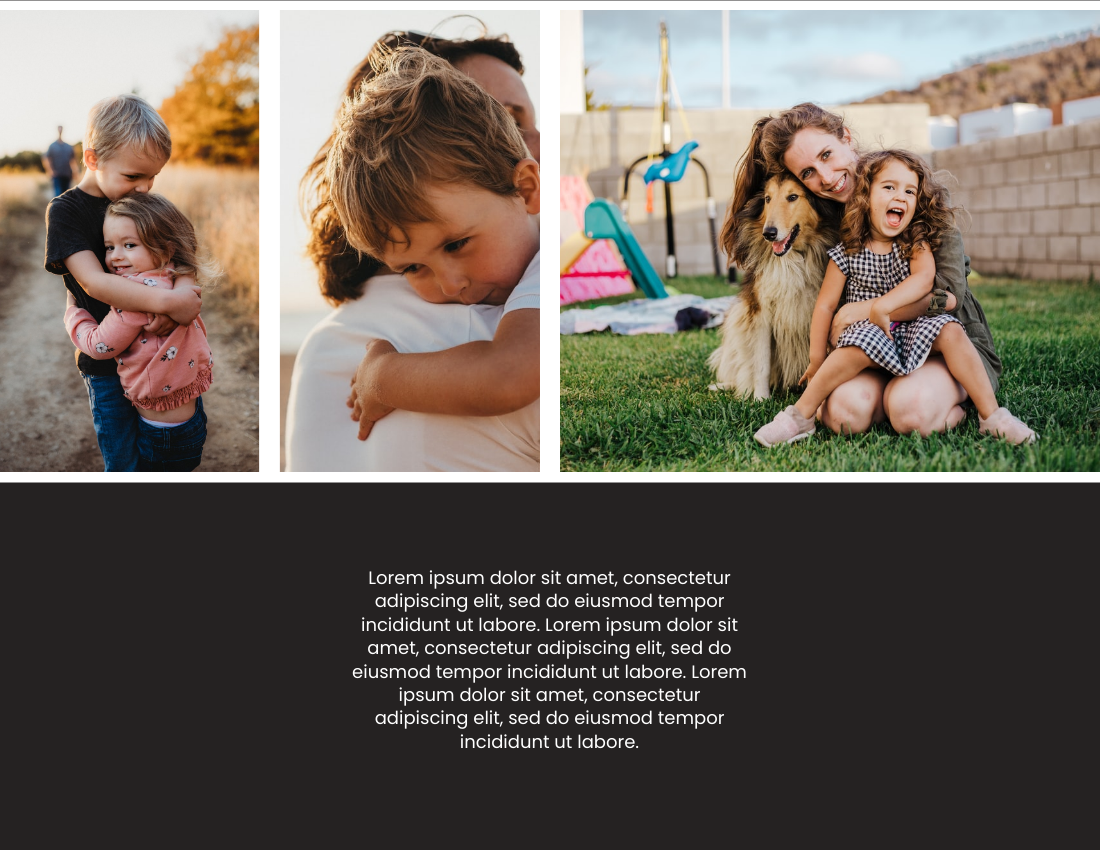 家庭照片簿 模板。Good To Be Home Family Photo Book (由 Visual Paradigm Online 的家庭照片簿软件制作)