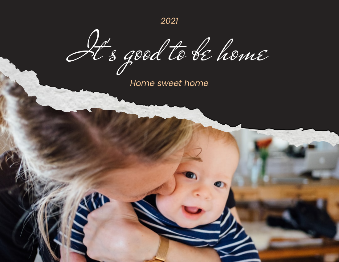 Good To Be Home Family Photo Book