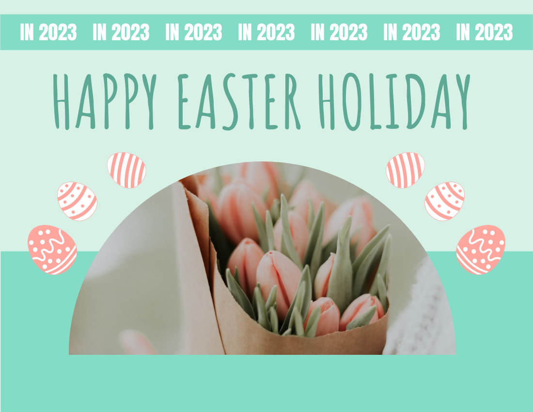 季節性照相簿 模板。 Happy Easter Seasonal Photo Book (由 Visual Paradigm Online 的季節性照相簿軟件製作)