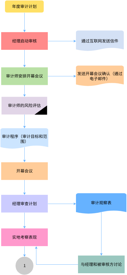 审核流程图模板 (审计流程图 Example)