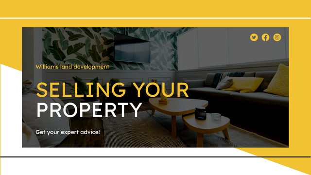 Selling Your Property Real Estate Twitter Post