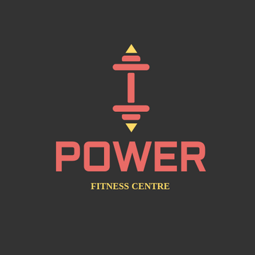 Logo template: Fitness Logos (Created by Visual Paradigm Online's Logo maker)