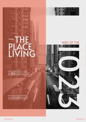 Poster template: Place We Are Living Poster (Created by Visual Paradigm Online's Poster maker)