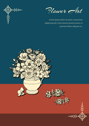 Flower Art Poster