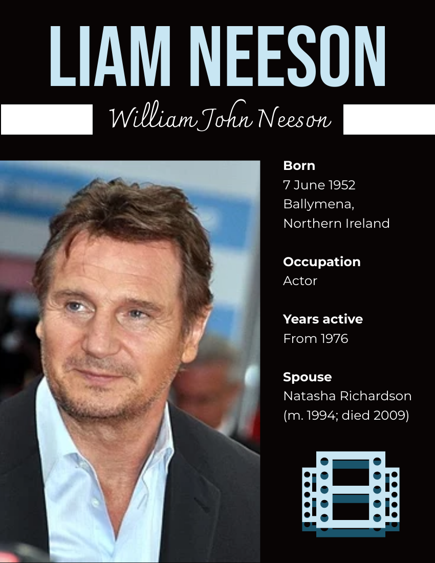 Liam Neeson Biography
