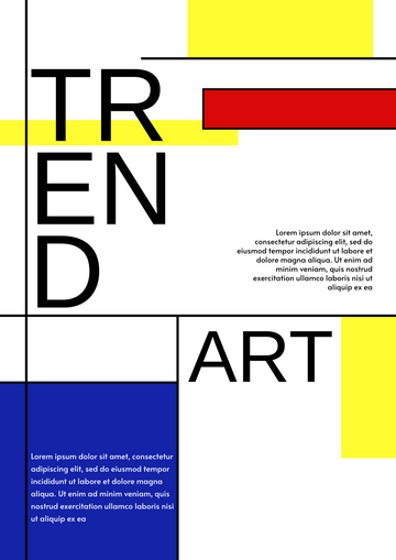 Poster template: Trend Art Poster (Created by Visual Paradigm Online's Poster maker)