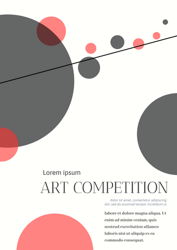 Posters template: Art Competition Poster (Created by Visual Paradigm Online's Posters maker)