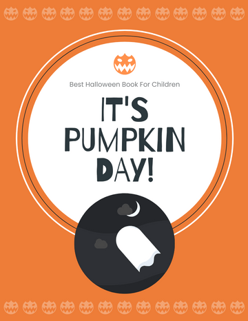 Booklets template: It's Pumpkin Day Halloween Book (Created by Visual Paradigm Online's Booklets maker)