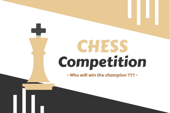 Progress template: Chess Competition (Created by Visual Paradigm Online's Progress maker)