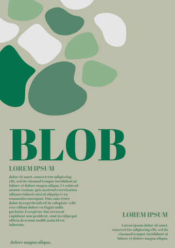 Poster template: Blob Poster (Created by Visual Paradigm Online's Poster maker)