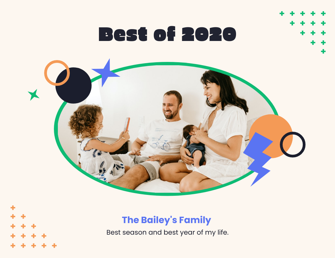 Year in Review Photo Book template: A Great Year in Review Photo Book (Created by PhotoBook's Year in Review Photo Book maker)