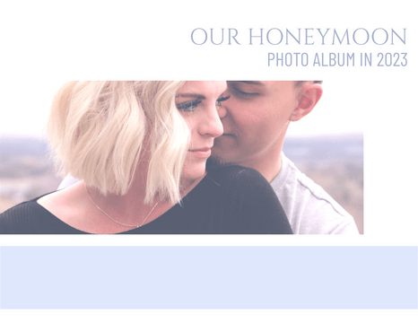 旅行照相簿 template: Honeymoon Travel Photo Book (Created by InfoART's  marker)